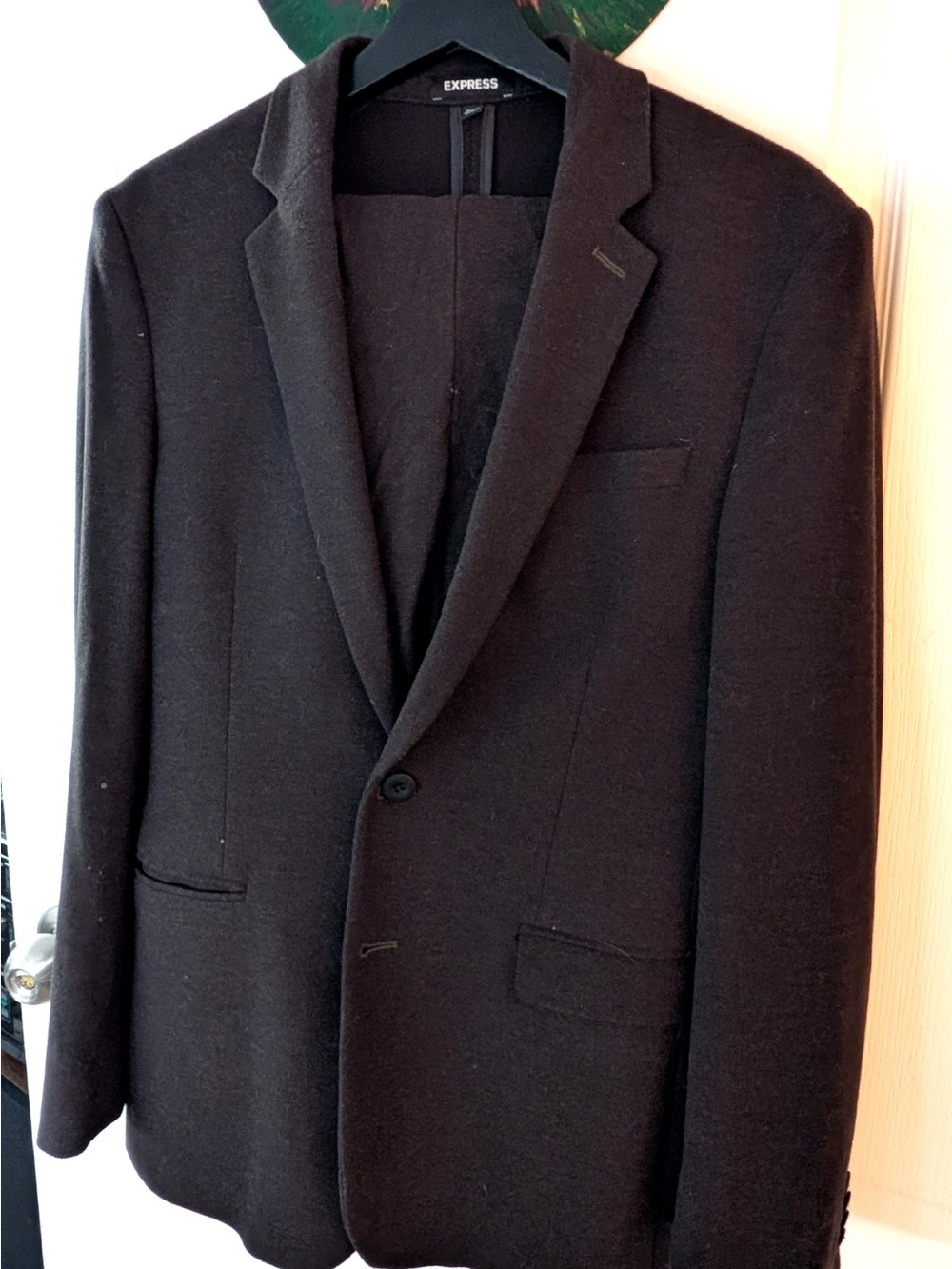 Express Men’s Black Blazer and bottoms